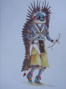 Hopi Kachina print 6 by Danny Lange Southwest art - Picture 1 of 1