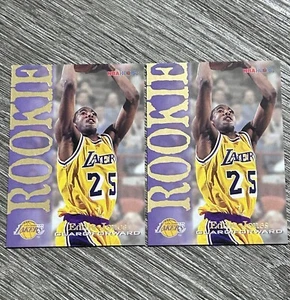 Eddie Jones Rookie RC Card Lot 1995-96 NBA Hoops #339 Lot of 2 Lakers Basketball - Picture 1 of 4