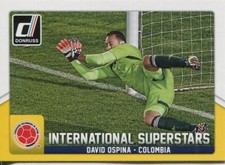 Donruss Soccer 2015 Int. Superstars Chase Card #10 David Ospina