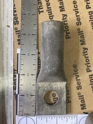 One  Tin-Plated Copper Compression Lugs (BURNDY 500MCM YA) - Image 1 of 4