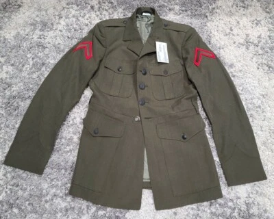 Defense Logistic Agency Militar Uniforme Abrigo Chaqueta Verde Hombres Talla 41R EE. UU. DLA Foto 1 de 4