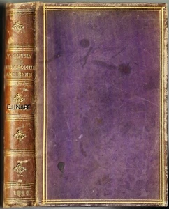 Fragments de PHILOSOPHIE ANCIENNE de Victor COUSIN Socrate Platon Eunape 1855 T1 - Picture 1 of 12