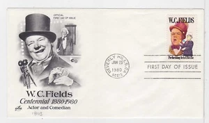 TurtlesTradingPost- WC Fields, Comedian- 1980 - FDC #1803- Artcraft Cachet - Picture 1 of 1