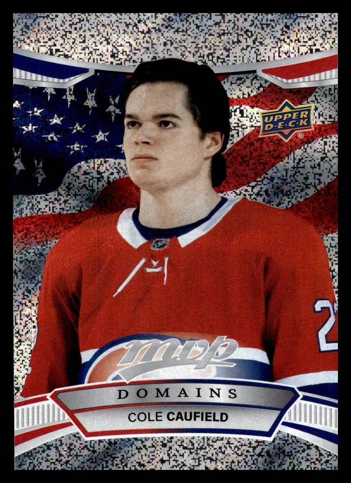 2022-23 Upper Deck MVP - Domains #NA-5 Cole Caufield - Image 1 of 2