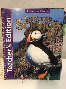 CALIFORNIA SCIENCE TEACHER'S EDITION, LEVEL 3 By Houghton Mifflin - Picture 1 of 3