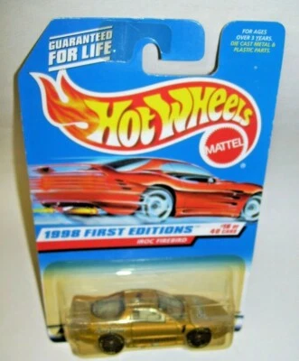 1997 Hot Wheels Iroc Fire Bird 1998 First Editions #16 of 40 - Image 1 of 2