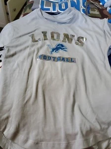 UNISEX KIDS SIZE 8 DETROIT LIONS T SHIRTS - Picture 1 of 10