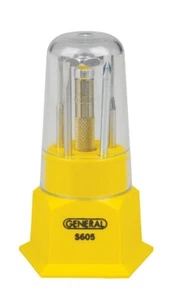 General Tools S-605 Set cacciavite 5 lame in acciaio/plastica temperate - Foto 1 di 1