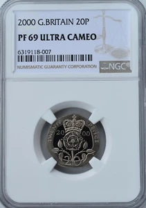 2000 20p Proof Twenty Pence NGC PF69 Great Britain Royal Mint - Picture 1 of 3
