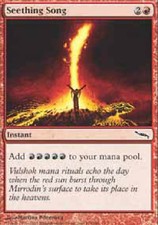 SEETHING SONG Mirrodin MTG Magic the Gathering Cards DJMagic