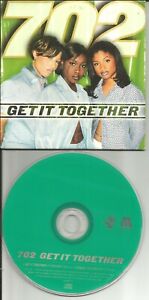 702 Get it together & STEELO J DUB MIX EDIT LIMIT USA CD single 1996 CARD SLEEVE