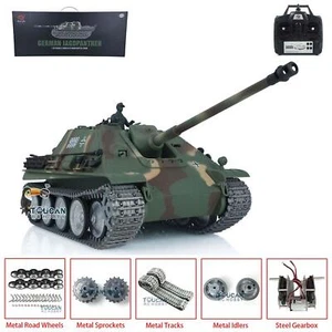 Henglong 7.0 3869 kundenspezifischer Jadpanther 1/16 RC Tank mit Metallschienen Straßenräder - Bild 1 von 18