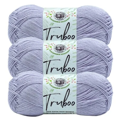 (3 Pack) Lion Brand Yarn 837-143D Truboo Yarn, Lilac - Image 1 of 4