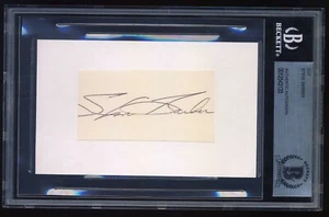 Tarjeta de índice de corte autografiada de Steve Barber Orioles Yankees firmada automática BX1 - Imagen 1 de 2