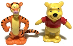 Disney 3 inch Winnie the Pooh Tigger Toy Figures Cake Topper Vtg - Picture 1 of 7