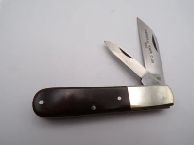 Chat corte Parker vintage. Tenn 1982 Evansville Ind. Cuchillo de hueso liso NMNB Foto 1 de 3