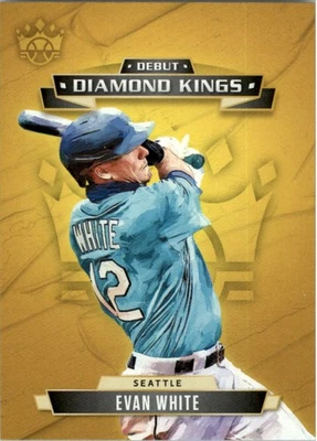 2021 Diamond Kings Debut Diamond Kings #25 Evan White - BB - Image 1 of 2