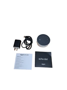 Amazon Echo Dot 2nd Generation Smart Speaker White (RS03QR) - Picture 1 of 6