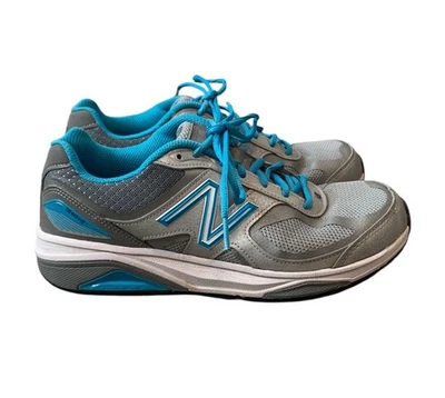 Tênis de ginástica New Balance 1540v3 prata Polaris tamanho 7.5 cinza azul-petróleo - Imagem 1 de 4