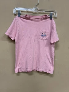 Vineyard Vines Florida Kids Pink Pocket T Shirt Size 7 - Picture 1 of 7