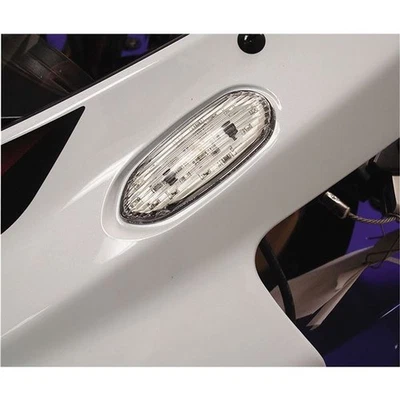 Hotbodies Racing - S06GS-SIG-CLR - Señal de giro/bloqueo de espejo de montaje empotrado apagado, Foto 1 de 4