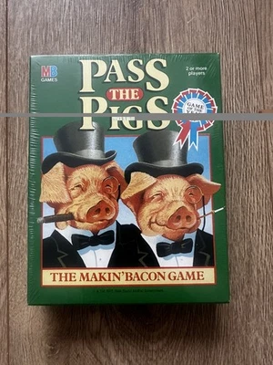 NEW Vintage Pass The Pigs MB Dice Travel Game  Complete - Image 1 of 2