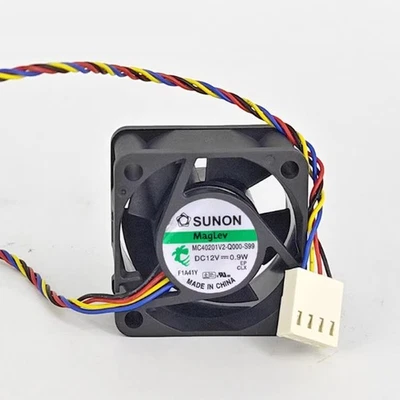 SUNON MC40201V2-Q000-S99 Cooling Fan DC 12V 0.9W 4Pin 4020 40mm Quiet Fan - Image 1 of 4