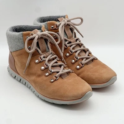 Туристические ботинки Cole Haan Zerogrand желтовато-коричневые водонепроницаемые легкие женские размер 11 - Изображение 1 из 4