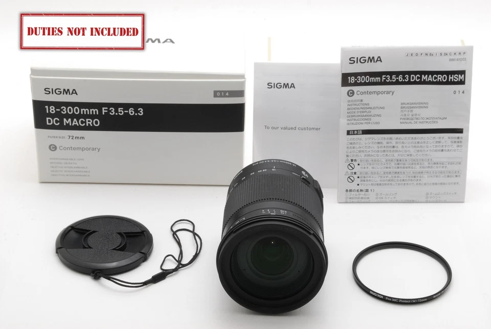 [Top MINT w/ Box] SIGMA 18-300mm F3.5-6.3 DC MACRO OS HSM for Pentax From JAPAN - Image 1 of 4