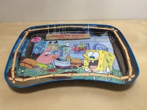Vintage 2003 SpongeBob Krusty Krab Tablett Tisch Kidz Tabletts klappbar Metall Tablett - Bild 1 von 5