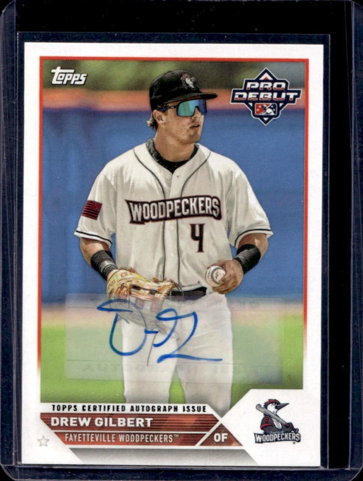 2023 Topps Pro Debut Drew Gilbert Auto #PD-136 - Image 1 of 2