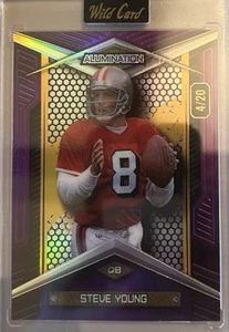Steve Young 2024 Wild Card Alumination Just the Hits Purple 4/20 - Picture 1 of 2