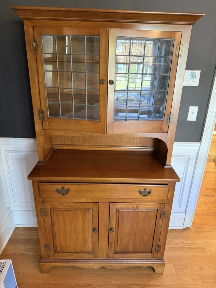 Whitney Maple Dining Room Table And China Cabinets - Image 1 of 4