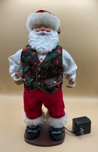 Vintage Rockin Santa 17" groß funktioniert gut - Bild 1 von 2