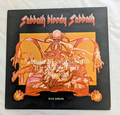 Black Sabbath  7' PS EP Sabbath Bloody Sabbath/Rat Salad/Fluff/Paranoid - Brazil - Image 1 of 4