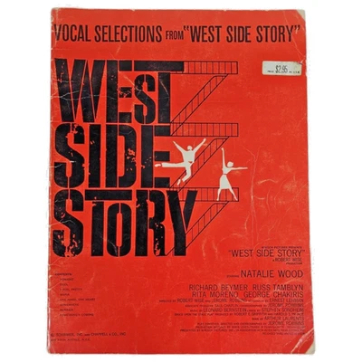 West Side Story Vocal Selections Music Songbook Schirmer Bernstein A1237 Vintage - Image 1 of 4