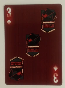 Star Wars Il Risveglio della Forza Carta da Gioco Kylo Ren 3 Diamanti - Foto 1 di 2