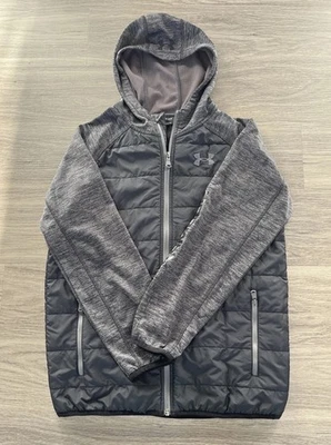 Chaqueta Under Armour UA Cold Gear Talla Juvenil Grande Negra/Gris Foto 1 de 4