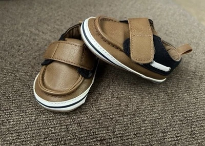 Brand New Baby Boys Boat Shoes Size 3/6 Months - Image 1 of 4