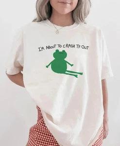 Camiseta Funny I'm About To Crash Tf Out Unisex Hombre Mujer 2 - Imagen 1 de 4
