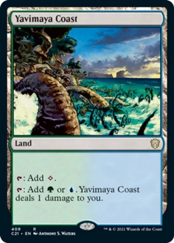 Yavimaya Coast - Commander 2021 #409 MTG Magic The Gathering - Image 1 of 1