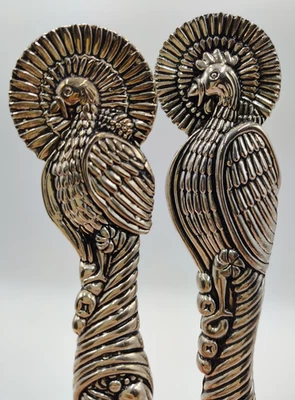 Cucharas para servir arándanos y rellenas enchapadas en plata Paul Revere de colección Foto 1 de 4