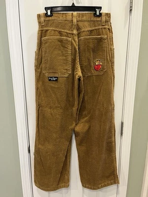 JNCO Classic 179 HECHO EN EE. UU. Marrón Pana Gruesa Para Hombre 30 x 32 Y2K Años 90 Suelto Foto 1 de 4