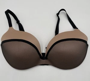 Reggiseno Demi INCREDIBLE by Victoria's Secret nero marrone foderato taglia 36DD - Foto 1 di 6