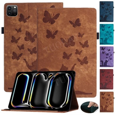 Leather Case Cover For iPad Pro 10 11 Air 13 11 2025 7/8/9/10th Gen Mini 5/4/3/2 - Image 1 of 4