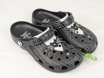 Crocs Nightmare Before Christmas Jack Skellington Clogs Men's 11 NWT - Image 1 of 4