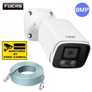 FUERS 4K 4MP 8MP POE Camera System Video Surveillance Kit Face Record NVR Securi - Picture 1 of 8