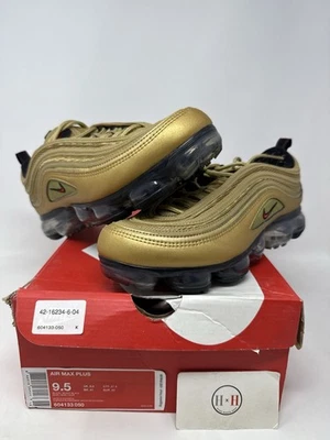 Nike Air Vapormax 97 Metallic Gold 2018 Size 9.5  Authentic Used Rare Low AM97  - Image 1 of 4