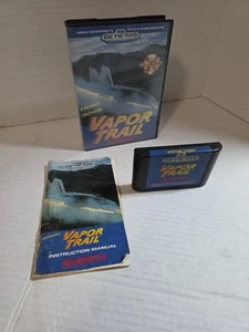 Vapor Trail (Sega Genesis, 1991) Cartridge, Manual and Case - READ - Picture 1 of 12