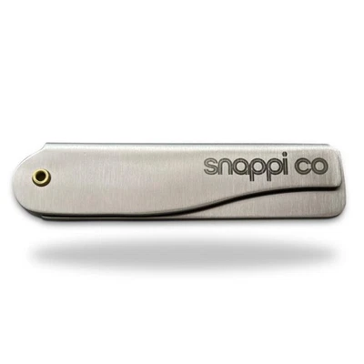 Snappi Co Metal Folding Beard Comb 304 Stainless Steel Pocket Grooming Gift Box - Image 1 of 4